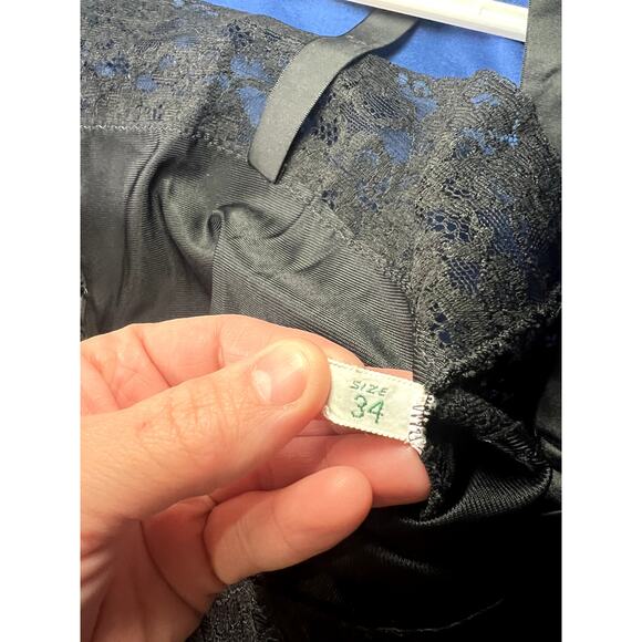 Lorraine lace vintage intimates slip dress womens 34‎ 90s y2k coquette ethereal - Picture 5 of 8